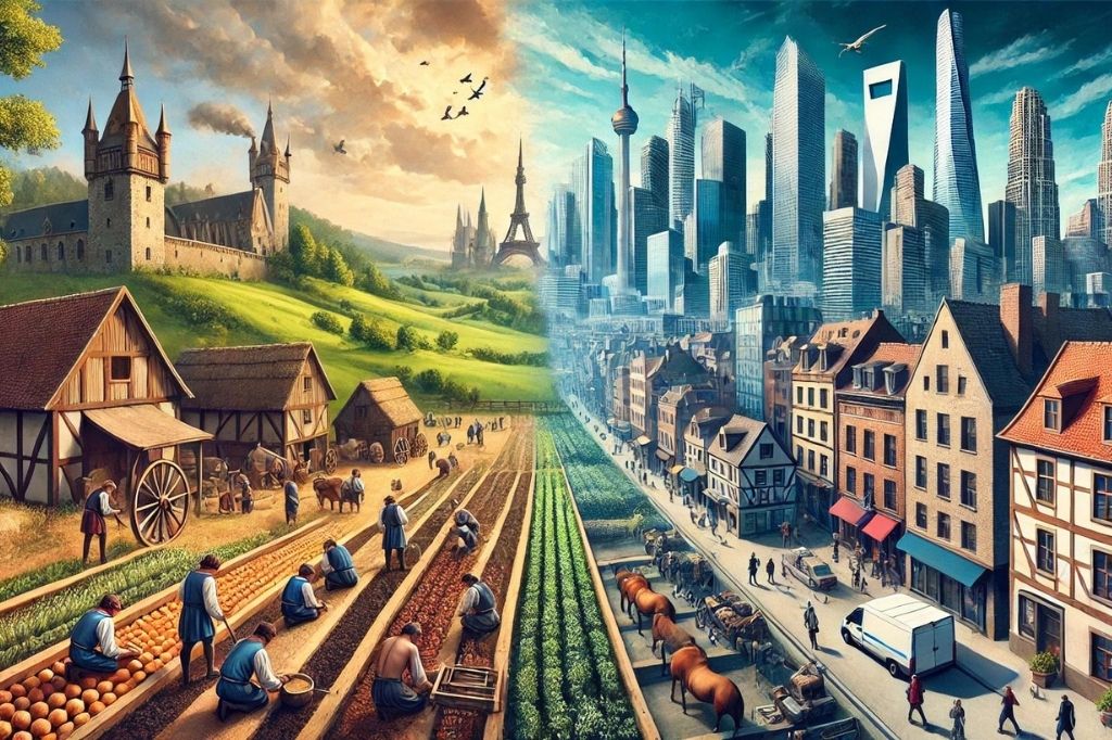 From Castles to Skyscrapers The Evolution of Societal Structures