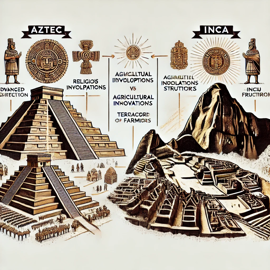 how were the aztec and inca civilizations similar1724319247