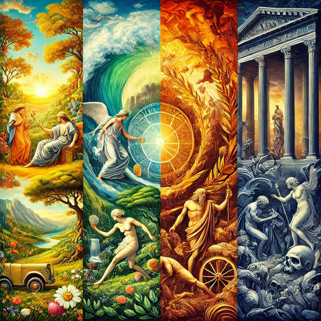 What Is the Four Creations Story in Roman Mythology - History Peak