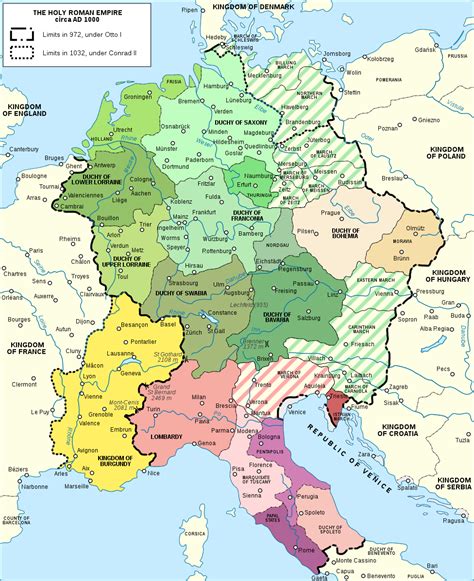 The Shifting Capitals of the Holy Roman Empire