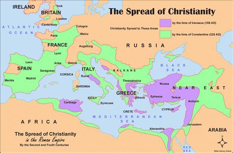 The Spread of Christianity: From Jerusalem to Rome